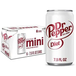 Dr Pepper Diet Soda In Can - 6-7.5 Fl. Oz.