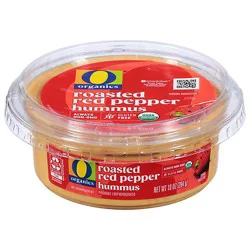 O Organics Roasted Red Pepper Hummus - 10 Oz