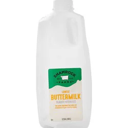 Shamrock Farms Buttermilk 1% Low Fat - 1 Half Gallon