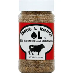 Spade L Ranch Beef Marinade And Seasoning - 6 Oz
