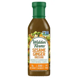 Walden Farms Dressing Salad Calorie Free Sesame Ginger - 12 Fl. Oz.