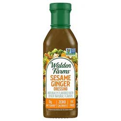 Walden Farms Dressing Salad Calorie Free Sesame Ginger - 12 Fl. Oz.