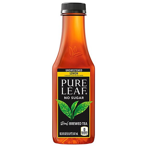 slide 1 of 1, Pure Leaf Tea Brewed Unsweetened Lemon - 18.5 Fl. Oz., 18.5 fl oz