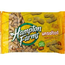 Hampton Farms Fancy Unsalted Peanuts - 24 Oz