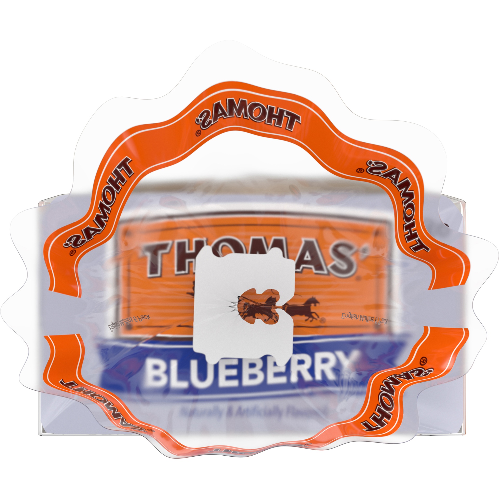 slide 5 of 9, Thomas' Thomas Blueberry English Muffins, 13 oz