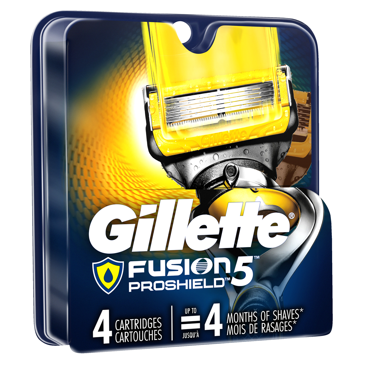 slide 2 of 10, Gillette ProGlide Shield Men's Razor Blade Refills - 4ct, 4 ct