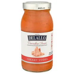Delallo Tomato Sauce Pomodoro Fresco Creamy Vodka Jar - 25.25 Oz