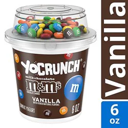 Yocrunch Low Fat Vanilla With M&m's Yogurt - 6 Oz