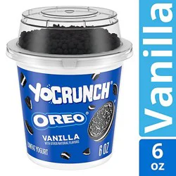 Yocrunch Low Fat Vanilla With Oreo Yogurt - 6 Oz