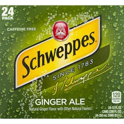 Schweppes Ginger Ale - 24-12 Fl. Oz.
