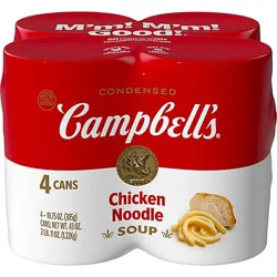 Campbell's Condensed Chicken Noodle Soup 4 Count - 10.75 Oz