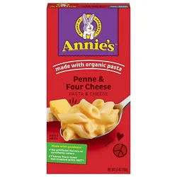 Annies Homegrown Macaroni & Cheese Four Cheese Box - 5.5 Oz