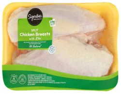 Signature Select Chicken Breast Split - 3 Lb