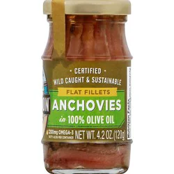 Seas Anchovy Glass Jar - 4.2 Oz