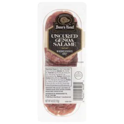Boars Head Salame Genoa Salame Sliced - 4 Oz
