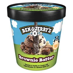 Ben & Jerry's Brownie Batter Core Ice Cream - 16 Oz