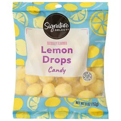 Signature Select Candy Lemon Drops - 9 Oz