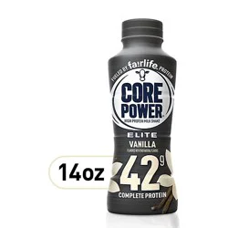 Core Power Elite High Protein Shake Vanilla 42g Bottle - 14 Fl. Oz.