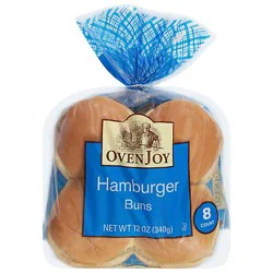 Ovenjoy Hamburger Buns - 12 Oz