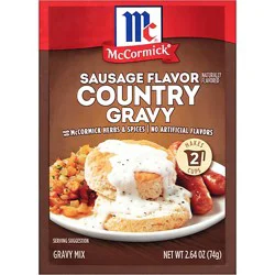 Mccormick Sausage Flavor Country Gravy Seasoning Mix - 2.64 Oz