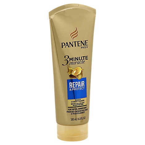 slide 1 of 1, Pantene Pro-V 3 Minute Miracle Conditioner Deep Repair & Protect, 6 fl oz