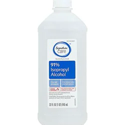 Signature Select/care Alcohol Isopropyl 91% First Aid Antiseptic - 32 Fl. Oz.
