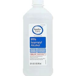 Signature Select/care Alcohol Isopropyl 91% First Aid Antiseptic - 32 Fl. Oz.