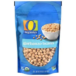 O Organics Beans Garbanzo - 16 Oz