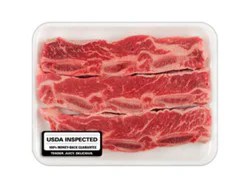 Usda Choice Beef Chuck Short Rib Flanken Style - 1.5 Lb