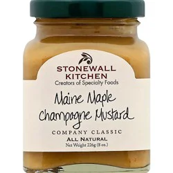 Stonewall Kitchen Mustard Maine Maple Champagne - 8 Oz