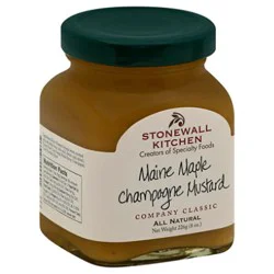 Stonewall Kitchen Mustard Maine Maple Champagne - 8 Oz