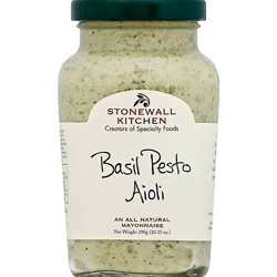 Stonewall Kitchen Aioli Basil Pesto - 10.25 Oz