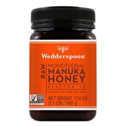 Wedderspoon Manuka Honey Raw Kfactor 16 - 17.6 Fl. Oz.