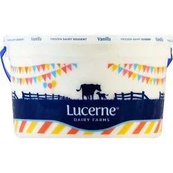 Lucerne Frozen Dairy Dessert Vanilla 1 Gallon - 3.78 Liter