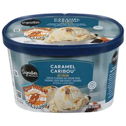 Signature Select Ice Cream Caramel Caribou - 1.5 Quart