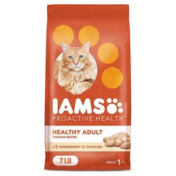 Iams Proactive Health With Chicken Cat Kibble Adult Healthy Dry Cat Food - 7 Lbs
