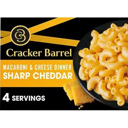 Cracker Barrel Sharp Cheddar Macaroni & Cheese Dinner Box - 14 Oz