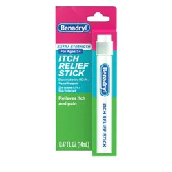 Benadryl Itch Relief Stick Extra Strength - 0.47 Fl. Oz.