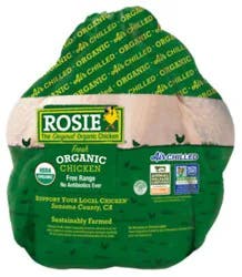 Rosie Organic Fresh Chicken Whole - 4.50 Lb