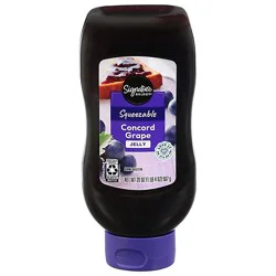 Signature Select Jelly Squeezable Grape - 20 Oz