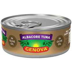 Genova Tuna Albacore Solid White In Olive Oil - 5 Oz