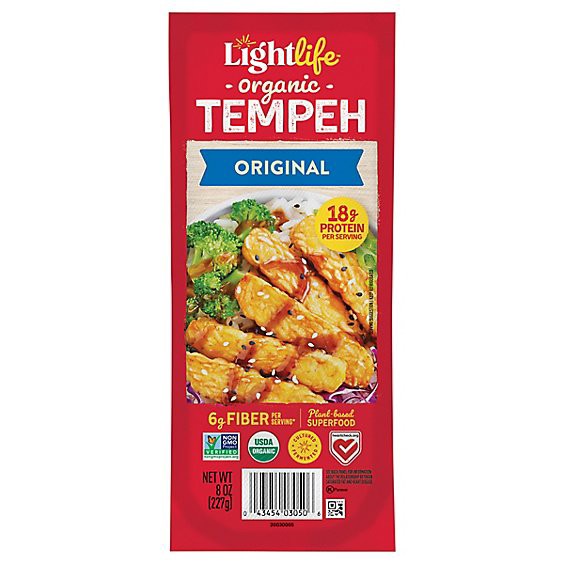 slide 1 of 1, Lightlife Original Soy Tempeh - 8 Oz, 8 oz