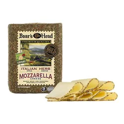 Boar's Head Italian Herb Mozzarella Cheese