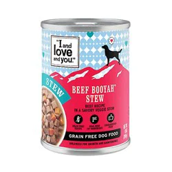 I And Love And You Beef Booyah Stew Wet Dog Food - 13 Oz