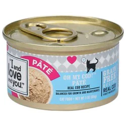 I And Love And You Cat Food Natural Oh My Cod Recipe Can - 3 Oz