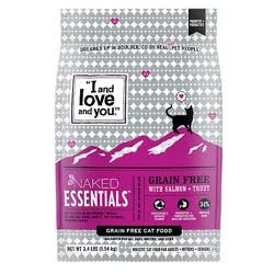I And Love And You Naked Essentials Salmon + Trout Dry Cat Food - 3.4 Lb