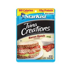 Starkist Tuna Creations Tuna Chunk Light Bacon Ranch - 2.6 Oz