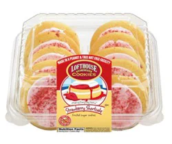 Bakery Cookies Frosted Strawberry Shortcake - Each