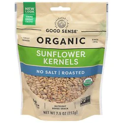 Good Sense Sunflower Kernels Roasted No Salt Organic - 7.5 Oz