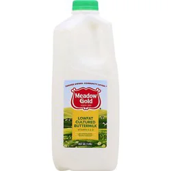 Meadow Gold 1% Cultured Buttermilk - 0.5 Gallon